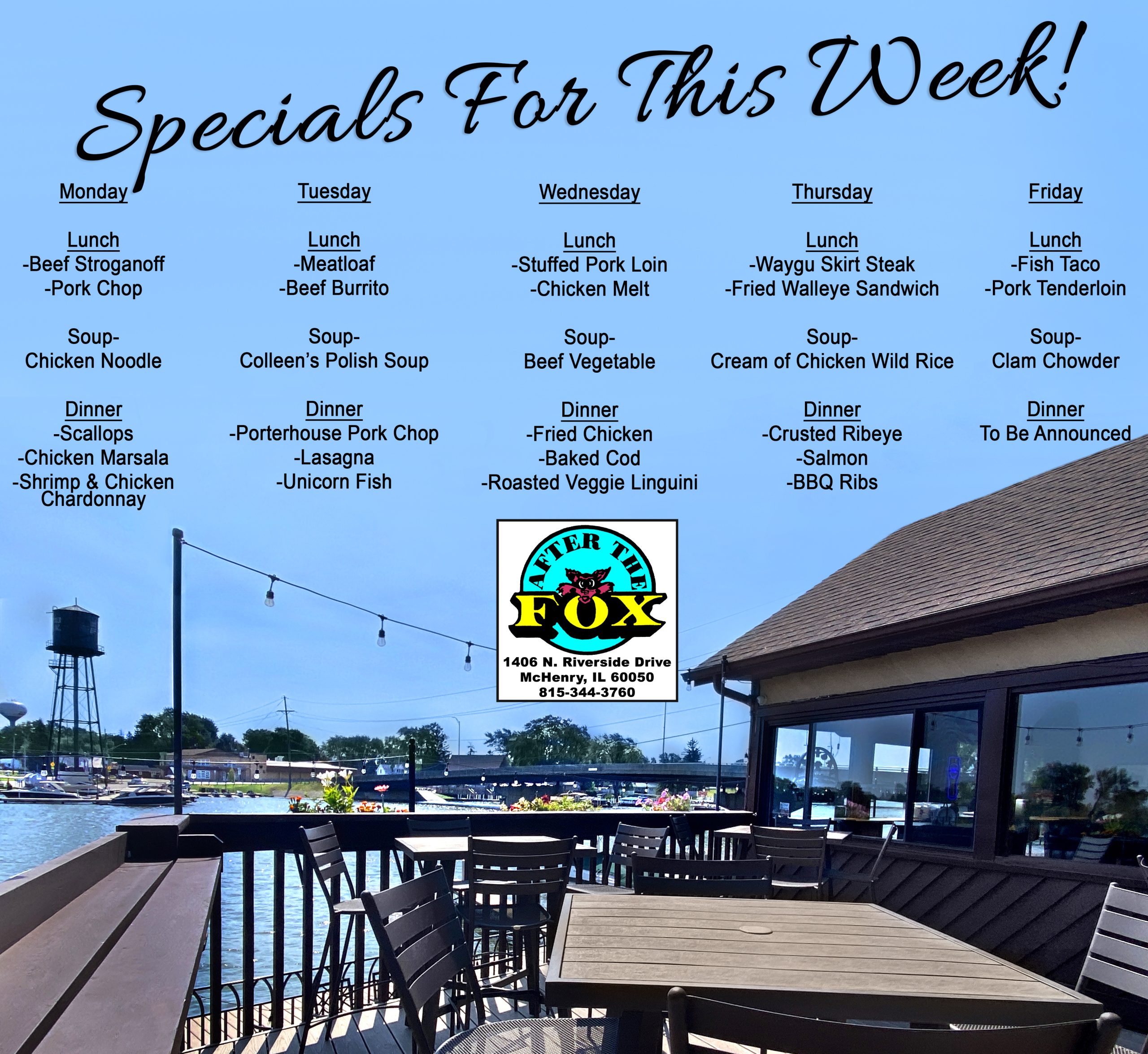 weekly menu