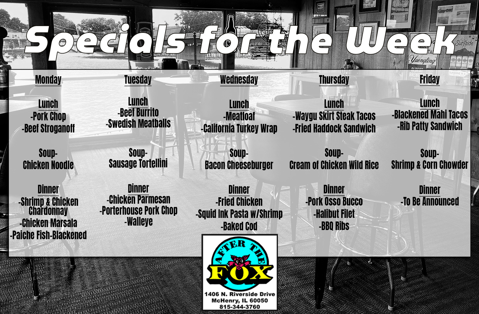 weekly menu